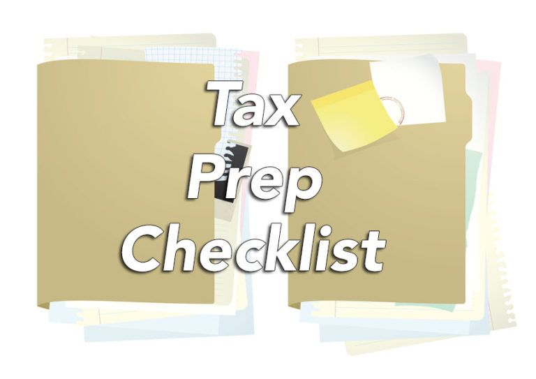 tax prep checklist